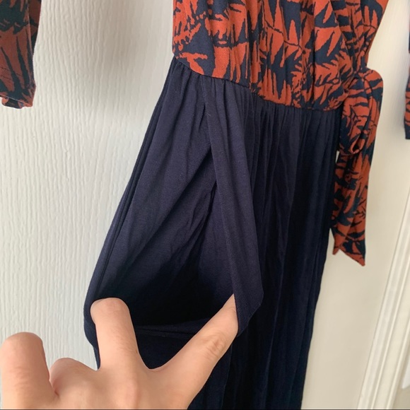 Gilli navy wrap jumpsuit L - Picture 5 of 7